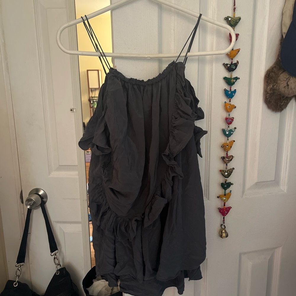 Isabel marant flowy silk top